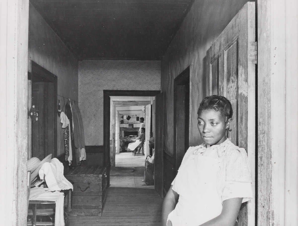 JACK DELANO (1914-1997) Interior of Negro rural house, Greene County, Georgia.